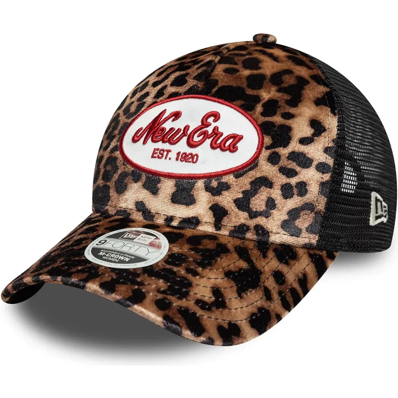 cappellino-trucker-leopardato-da-donna-9forty-a-frame-m-crown-di-new-era