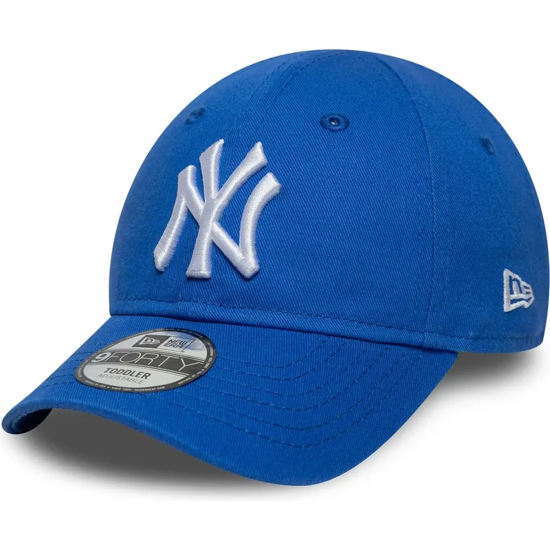 cappellino-curvo-blu-regolabile-per-bambino-piccolo-9forty-league-essential-dei-new-york-yankees-mlb-di-new-era