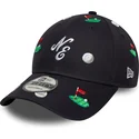 cappellino-curvo-blu-marino-regolabile-9forty-golf-all-over-print-di-new-era