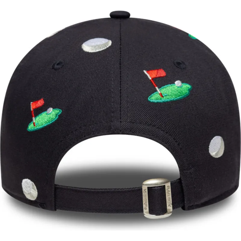 cappellino-curvo-blu-marino-regolabile-9forty-golf-all-over-print-di-new-era