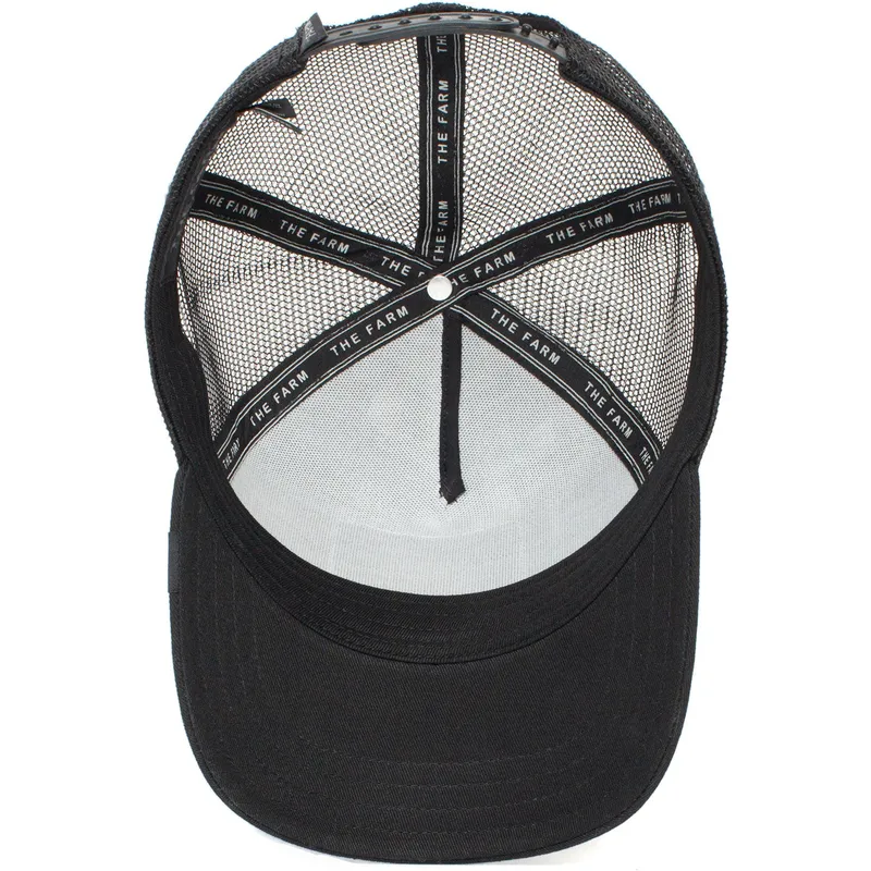 cappellino-trucker-nero-chacal-jackal-the-farm-premium-di-goorin-bros