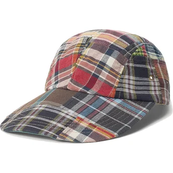 Cappellino curvo multicolore regolabile Patchwork Madras di Polo Ralph Lauren