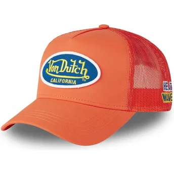 Cappellino trucker arancione POLY10 di Von Dutch