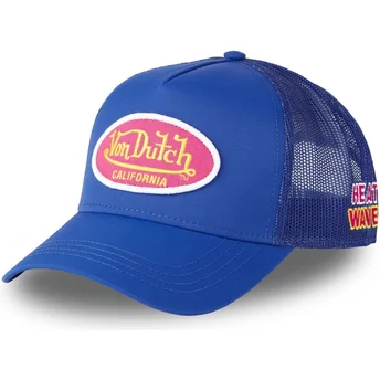 Cappellino trucker blu POLY12 di Von Dutch