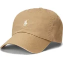 cappellino-curvo-marrone-regolabile-cotton-chino-classic-sport-di-polo-ralph-lauren