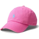 cappellino-curvo-rosa-regolabile-cotton-chino-classic-sport-di-polo-ralph-lauren