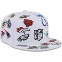 cappello-piatto-bianco-regolabile-59fifty-all-over-di-nfl-di-new-era
