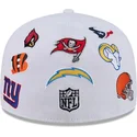 cappello-piatto-bianco-regolabile-59fifty-all-over-di-nfl-di-new-era