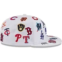 cappello-piatto-bianco-regolabile-59fifty-all-over-di-mlb-di-new-era