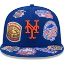 cappello-piatto-blu-regolabile-59fifty-all-over-dei-new-york-mets-mlb-di-new-era