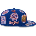 cappello-piatto-blu-regolabile-59fifty-all-over-dei-new-york-mets-mlb-di-new-era
