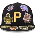 cappello-piatto-nero-aderente-59fifty-all-over-dei-pittsburgh-pirates-mlb-di-new-era