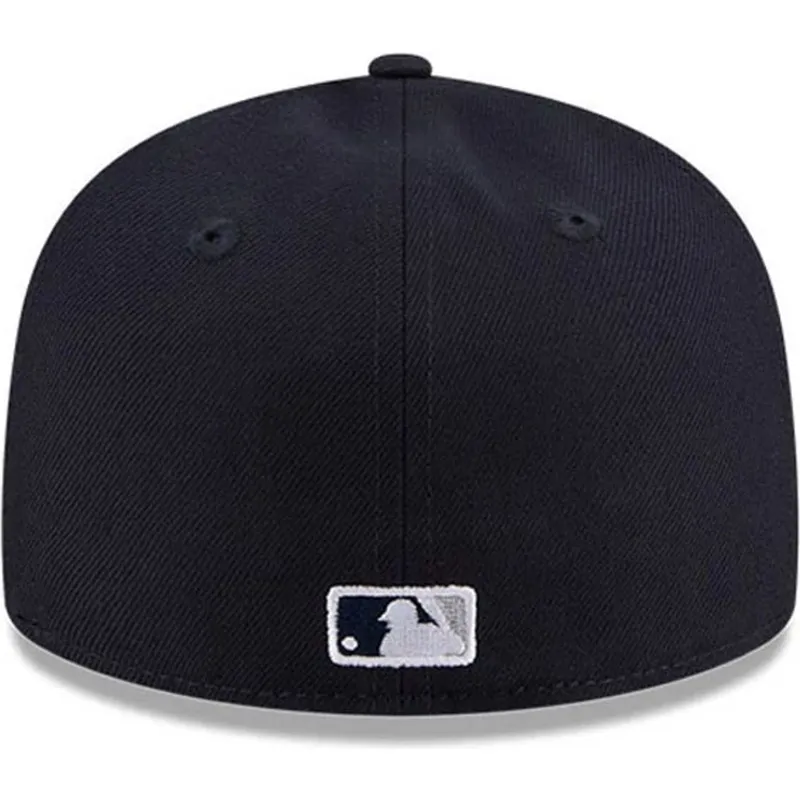 cappello-piatto-blu-marino-regolabile-59fifty-hidden-hit-dei-new-york-yankees-mlb-di-new-era