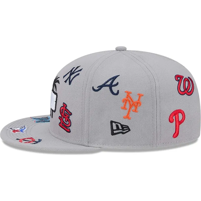 cappello-piatto-grigio-snapback-9fifty-scattered-grapefruit-league-logo-di-mlb-di-new-era