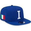 cappello-piatto-blu-snapback-9fifty-a-frame-italy-world-baseball-classic-2026-di-world-baseball-classic-di-new-era