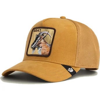 Cappellino trucker marrone capra Golden Goat Metallic The...