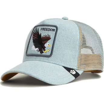 Gorra trucker azul águila Denim Eagle The Farm de Goorin Bros.