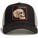cappellino-trucker-nero-teschio-cancelled-denim-skull-the-farm-di-goorin-bros