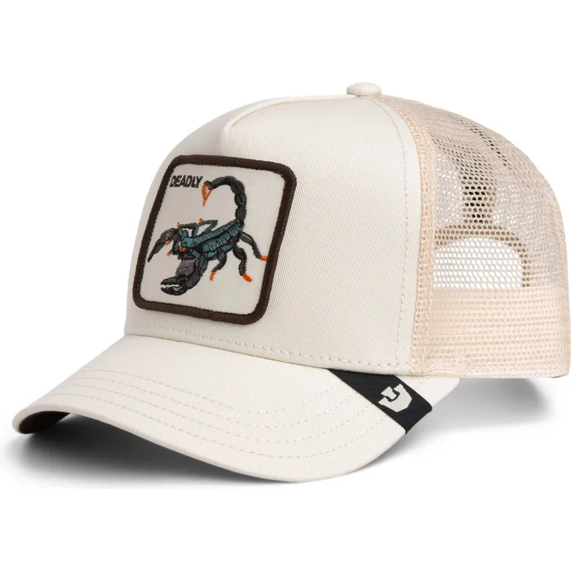 cappellino-trucker-beige-scorpione-deadly-scorpion-the-farm-di-goorin-bros