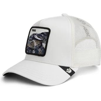 Cappellino trucker bianco serpente Toxic The Farm di Goorin Bros.