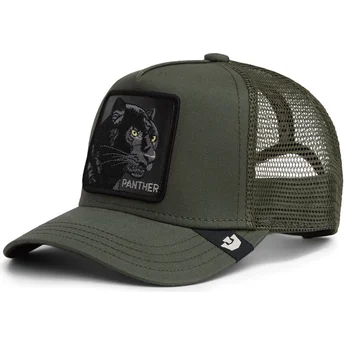 Cappellino trucker verde per bambino pantera Panther Mini The Farm di Goorin Bros.