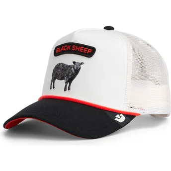 Cappellino trucker bianco e nero pecora Pop Rocker Sheep The Farm di Goorin Bros.