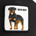 cappellino-trucker-nero-e-marrone-cane-rottweiler-bad-boy-the-farm-di-goorin-bros