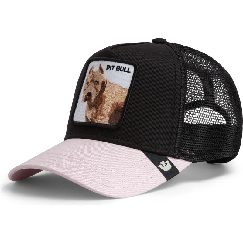 gorra-trucker-negra-whisper-the-pitbull-the-farm-de-goorin-bros