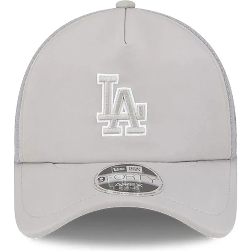 cappellino-trucker-grigio-9forty-apex-batting-practice-dei-los-angeles-dodgers-mlb-di-new-era