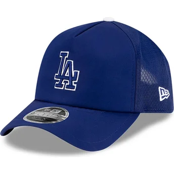 Cappellino trucker blu 9FORTY APEX Batting Practice dei Los Angeles Dodgers MLB di New Era