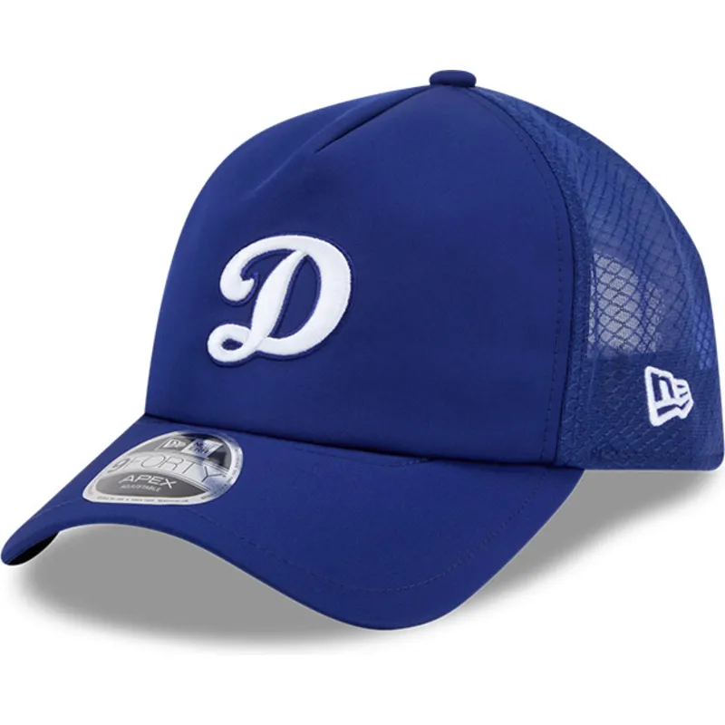 cappellino-trucker-blu-9forty-apex-batting-practice-logo-dei-los-angeles-dodgers-mlb-di-new-era