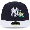 cappellino-curvo-blu-marino-e-bianco-aderente-59fifty-spring-training-di-new-york-yankees-mlb-di-new-era
