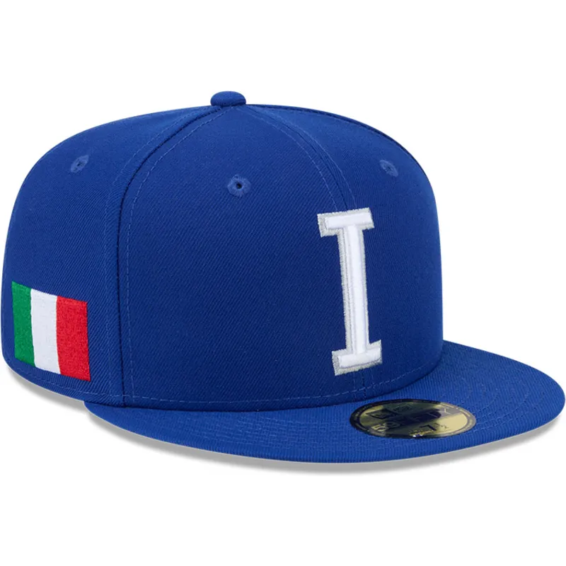 cappello-piatto-blu-chiuso-59fifty-italy-2026-world-baseball-classic-di-new-era
