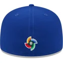 cappello-piatto-blu-regolabile-59fifty-italy-2026-world-baseball-classic-di-new-era