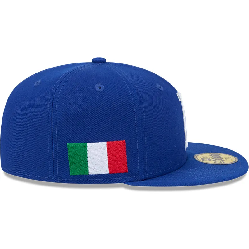 cappello-piatto-blu-chiuso-59fifty-italy-2026-world-baseball-classic-di-new-era