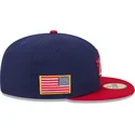 cappello-piatto-blu-marino-e-rosso-chiuso-59fifty-usa-2026-world-baseball-classic-di-new-era