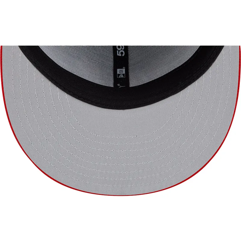 cappello-piatto-blu-marino-e-rosso-regolabile-59fifty-usa-2026-world-baseball-classic-di-new-era