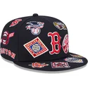 cappello-piatto-blu-marino-regolabile-59fifty-all-over-dei-boston-red-sox-mlb-di-new-era