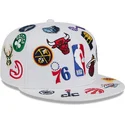 cappello-piatto-bianco-chiuso-59fifty-all-over-di-nba-di-new-era