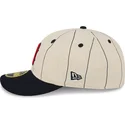cappellino-curvo-beige-regolabile-59fifty-retro-crown-linen-dei-boston-red-sox-mlb-di-new-era
