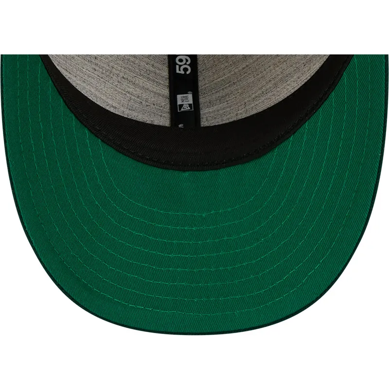 cappellino-curvo-beige-regolabile-59fifty-retro-crown-linen-di-oakland-athletics-mlb-di-new-era