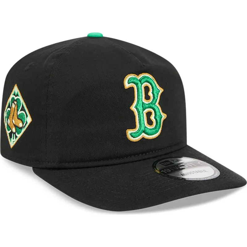 cappellino-curvo-nero-snapback-19twenty-saint-patrick-s-day-dei-boston-red-sox-mlb-di-new-era