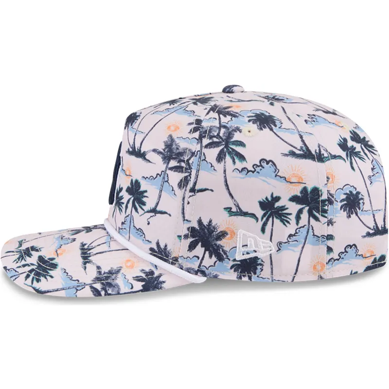 cappellino-curvo-multicolore-snapback-19twenty-printed-tropical-dei-new-york-yankees-mlb-di-new-era