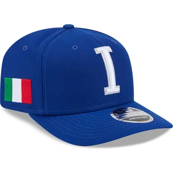Cappellino curvo blu snapback 9SEVENTY Stretch Snap Italy 2026 World Baseball Classic di New Era
