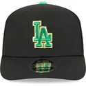 cappellino-curvo-nero-snapback-9seventy-stretch-snap-saint-patrick-s-day-dei-los-angeles-dodgers-mlb-di-new-era