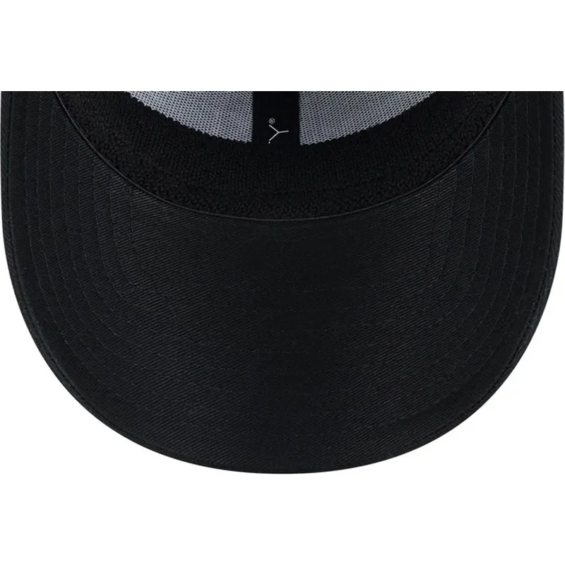 cappellino-trucker-nero-regolabile-con-logo-nero-39thirty-evergreen-neo-dei-los-angeles-dodgers-mlb-di-new-era