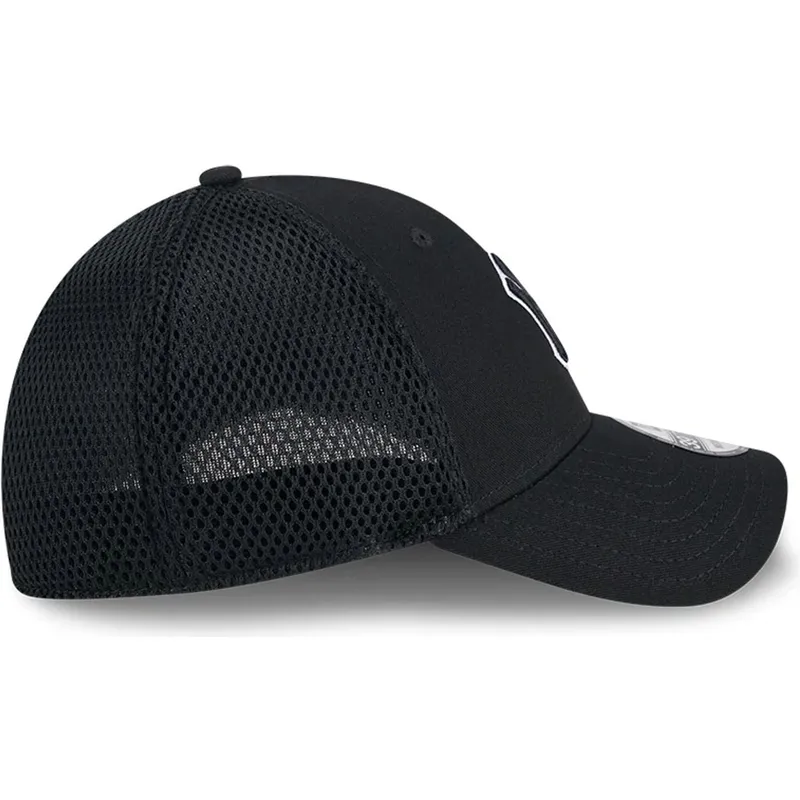 cappellino-trucker-nero-regolabile-con-logo-nero-39thirty-evergreen-neo-dei-new-york-yankees-mlb-di-new-era