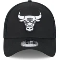 cappellino-trucker-nero-aderente-39thirty-evergreen-neo-dei-chicago-bulls-nba-di-new-era