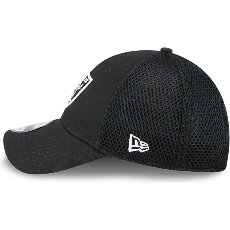 cappellino-trucker-nero-aderente-39thirty-evergreen-neo-dei-las-vegas-raiders-nfl-di-new-era