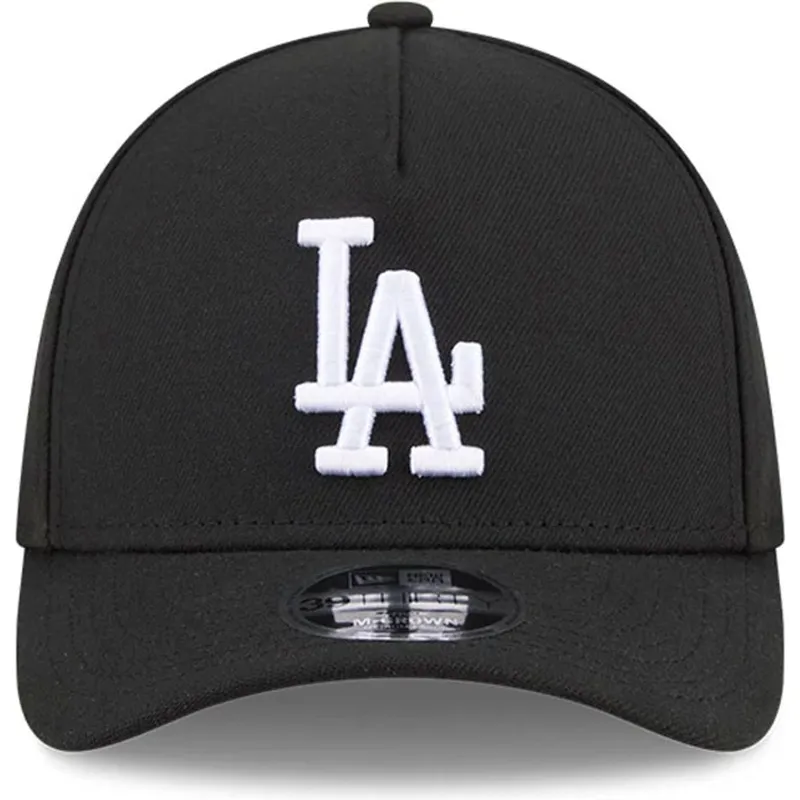 cappellino-curvo-nero-regolabile-39thirty-m-crown-a-frame-dei-los-angeles-dodgers-mlb-di-new-era